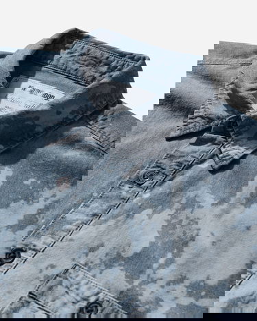 Риза Neighborhood Garment Bleach Chambray Longsleeve Shirt Синьо | 252ARNH-SHM02 INDIGO, 4