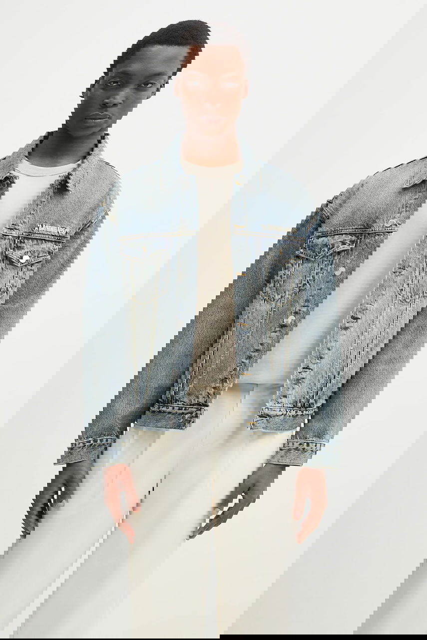 Яке BAPE Distressed 13Oz Oversize Denim Trucker Jacket Синьо | 1K80140308, 0