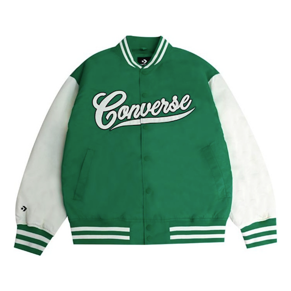 Яке бомбър Converse Varsity Jacket Зелено | 10026912-A03