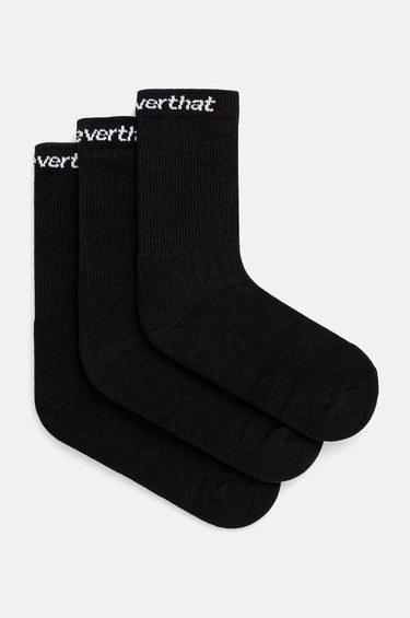 Чорапи thisisneverthat SP-Logo Socks 3-Pack Черно | TN241WUNSO01, 0
