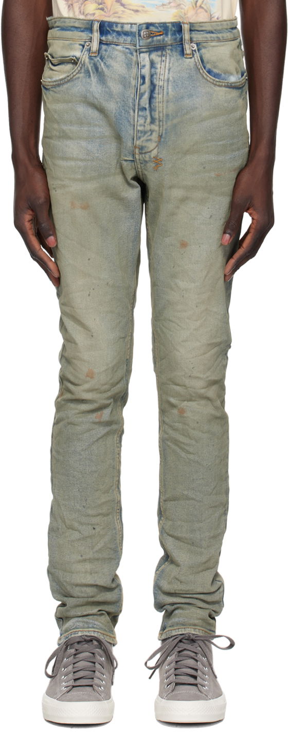 Дънки Ksubi Slim Distressed Jeans Синьо | MPF24DJ023, 0