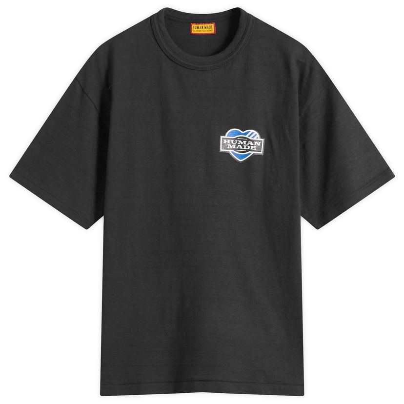 Тениска Human Made Human Made Heart Stamp T-Shirt, Size Large Черно | HM30TE012-BLK