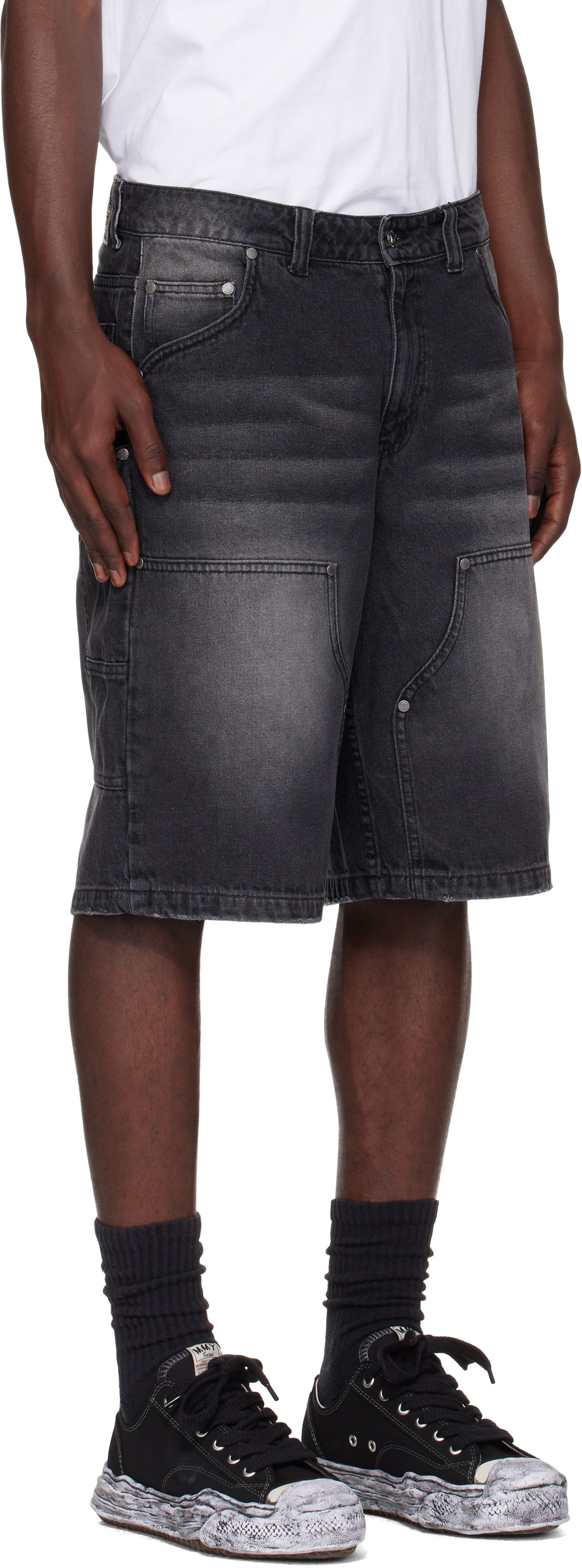 Къси панталони Dime Dime Carpenter Denim Shorts Черно | DIMESU2517BLK, 1