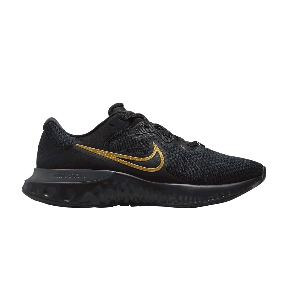 Кецове и обувки Nike Renew Run 2 "Black Metallic Gold" Черно | CU3504-010, 0