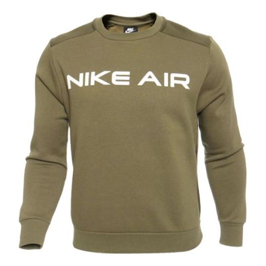 Пуловер Nike Nike Air Logo Print Sweatshirt Зелено | DA0220-222, 0
