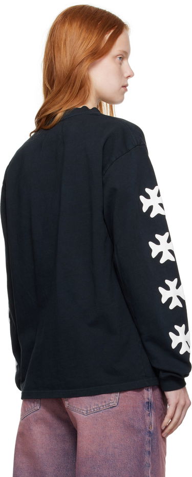 Тениска Rhude Rhude Notting Hill Eagle Graphic Long Sleeve T-Shirt Черно | RHPF25TT14012, 2
