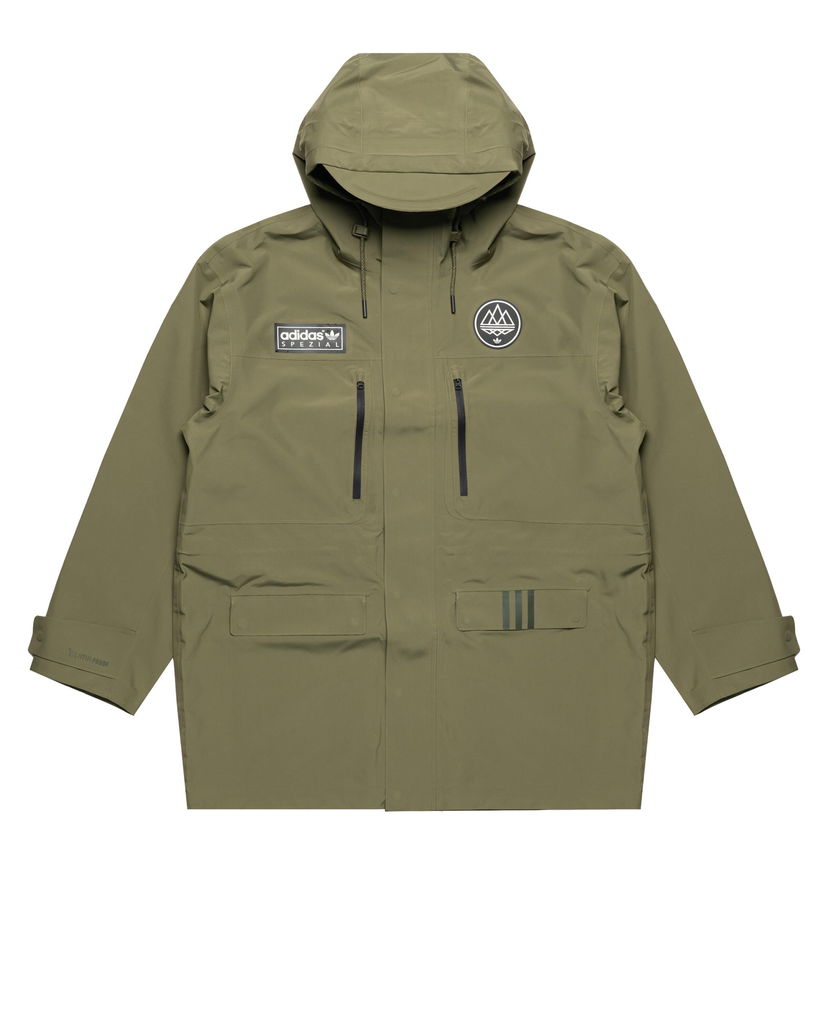 Парка adidas Originals Originals SUNNYHURST SPZL Waterproof Parka Зелено | KA1326