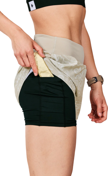 Къси панталони Saysky Saysky Paisley 2 In 1 Pace 3" Shorts Бежово | mwrsh02c1021, 2