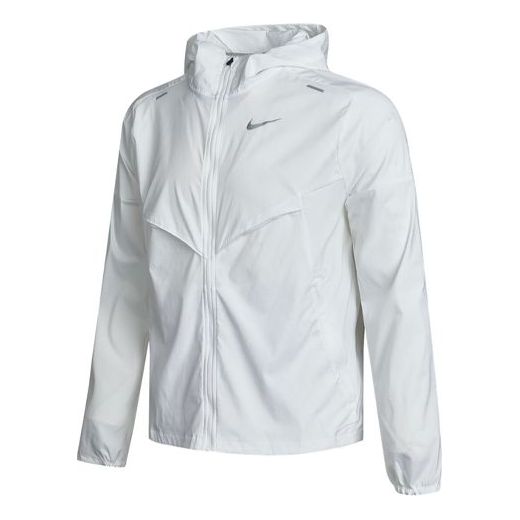 Ветровка Nike Men's Repel UV Windrunner Jacket Бяло | CZ9071-100