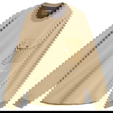 Тениска and wander Longsleeve Waffle T-Shirt Бежово | 5745984084-040, 1