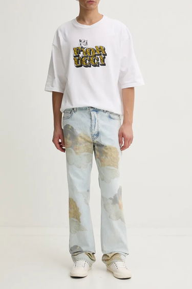 Тениска Fiorucci Fiorucci Angels Print Jeans Бяло | U01FPDJE075DN03DN07, 0