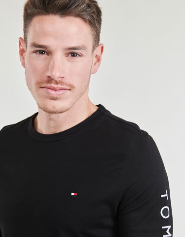Пуловер Tommy Hilfiger Long Sleeve TOMMY LOGO LONG SLEEVE TEE Черно | MW0MW09096-BDS, 4