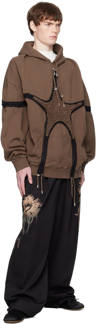 Суитчър Collina Strada Collina Strada Soft Star Hoodie Кафяво | XX8002, 3