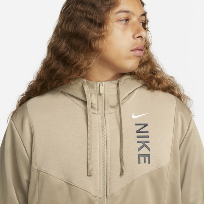 Суитчър Nike Hybrid Full-Zip Hoodie Кафяво | DV2327-247, 1