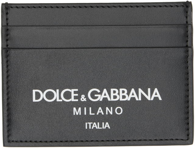 Black Logo Card Holder