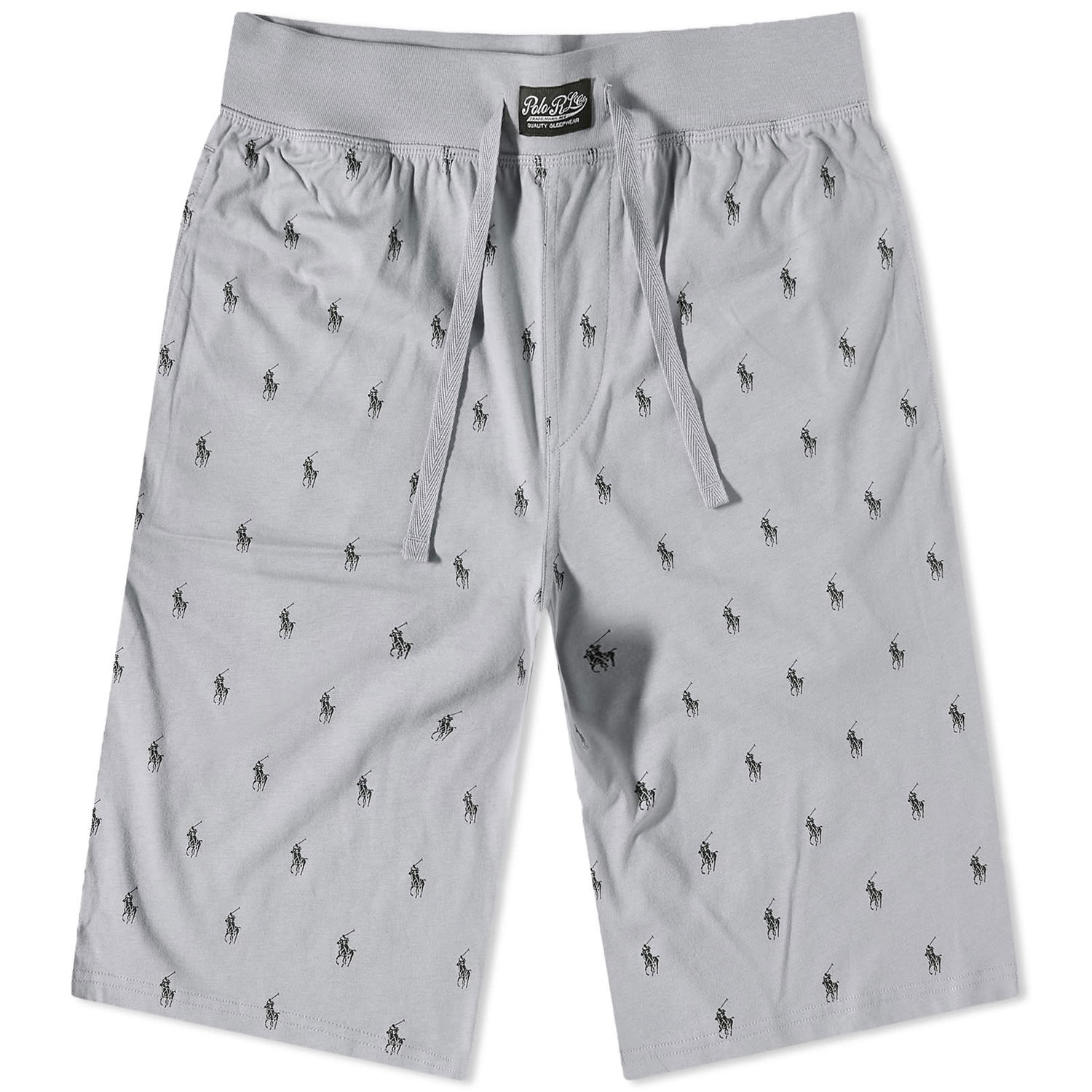 Пижама Polo by Ralph Lauren Sleepwear All Over Pony Sweat Short Сиво | 714899513002, 0