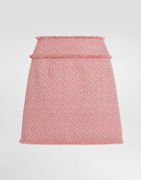 Dolce & Gabbana Wool Raschel Tweed Miniskirt