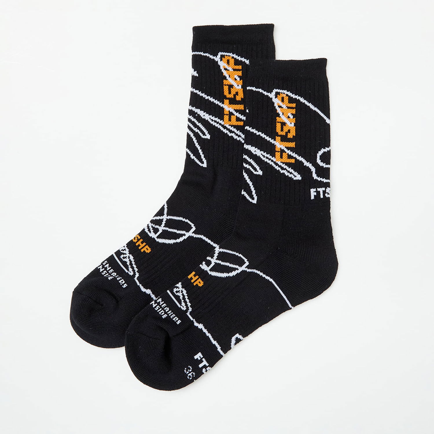 Чорапи Footshop The Skateboard Socks Черно | FTSHP_324, 1