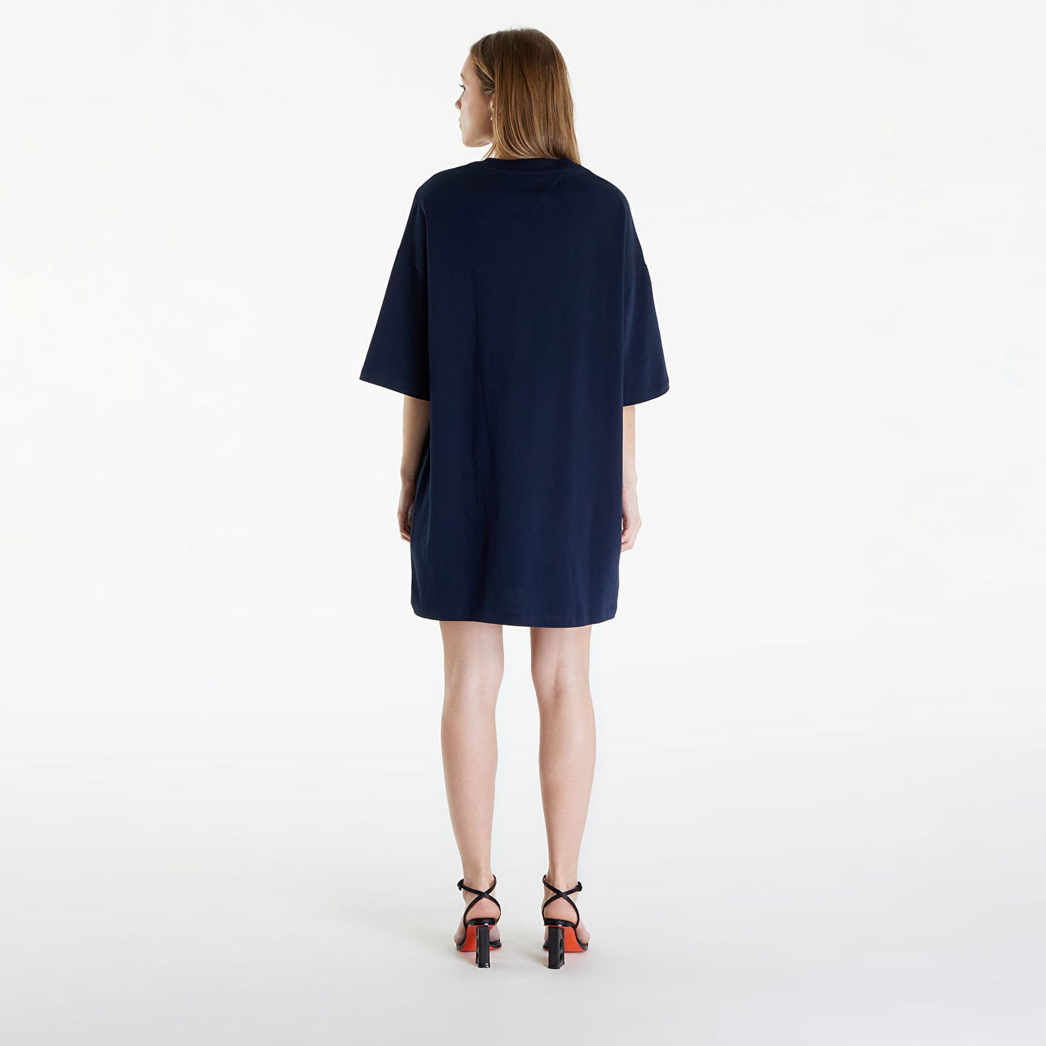 Pокля Tommy Hilfiger Tommy Jeans Badge Tee Dress Тъмно синьо | DW0DW18145 C1G, 1