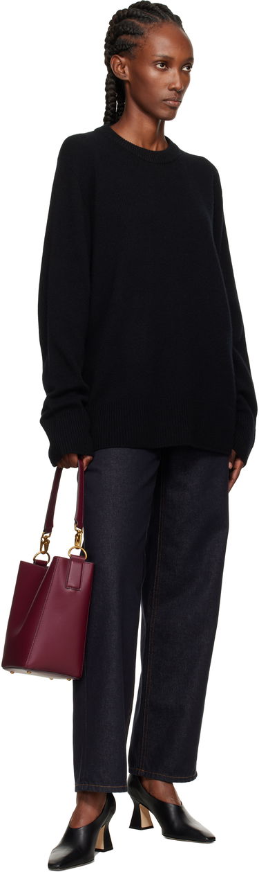 Дамска чанта rag & bone Rag & Bone Parker Leather Bucket Bag Бургунди | LE101313, 3