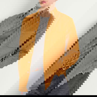 Риза Portuguese Flannel Lobo Button Down Corduroy Shirt, Size Small Кафяво | AW25051-PIR, 5