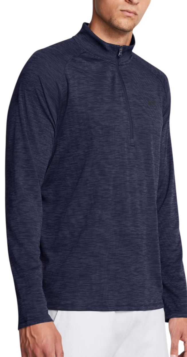 Суитчър Under Armour UA Tech Textured Long-Sleeve 1/2 Zip Тъмно синьо | 1382797-410, 0