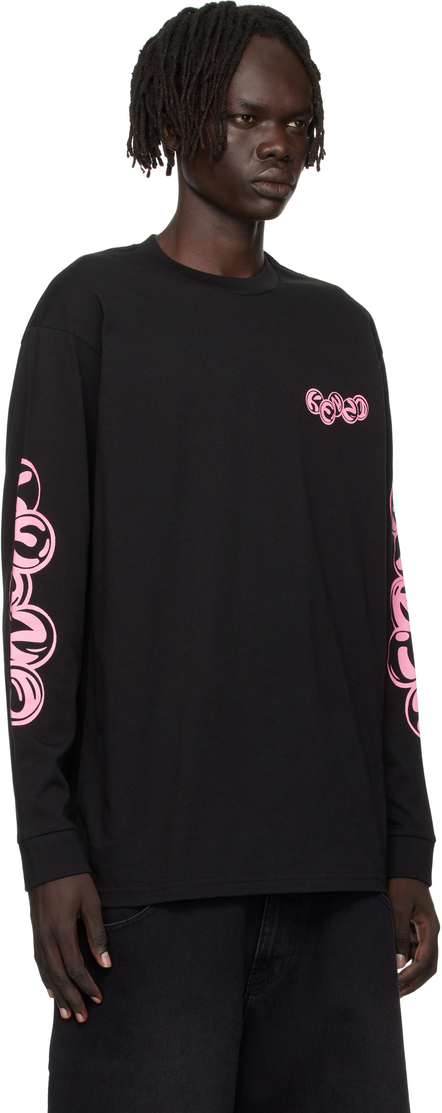 Тениска KENZO Kenzo Paris 'KENZO Pachinko' Relax Fit Long Sleeve Tee Черно | FF65TL3524SG, 1