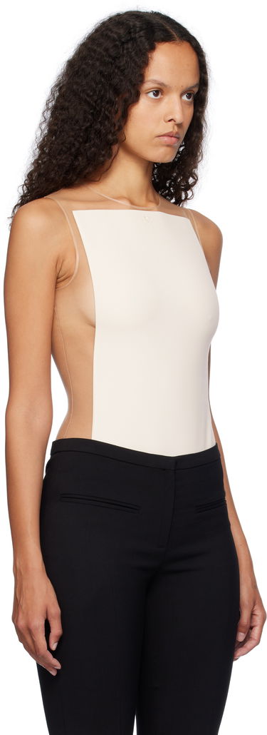 боди Courrèges Illusion Bodysuit Бяло | 424JBD112PL0159, 1