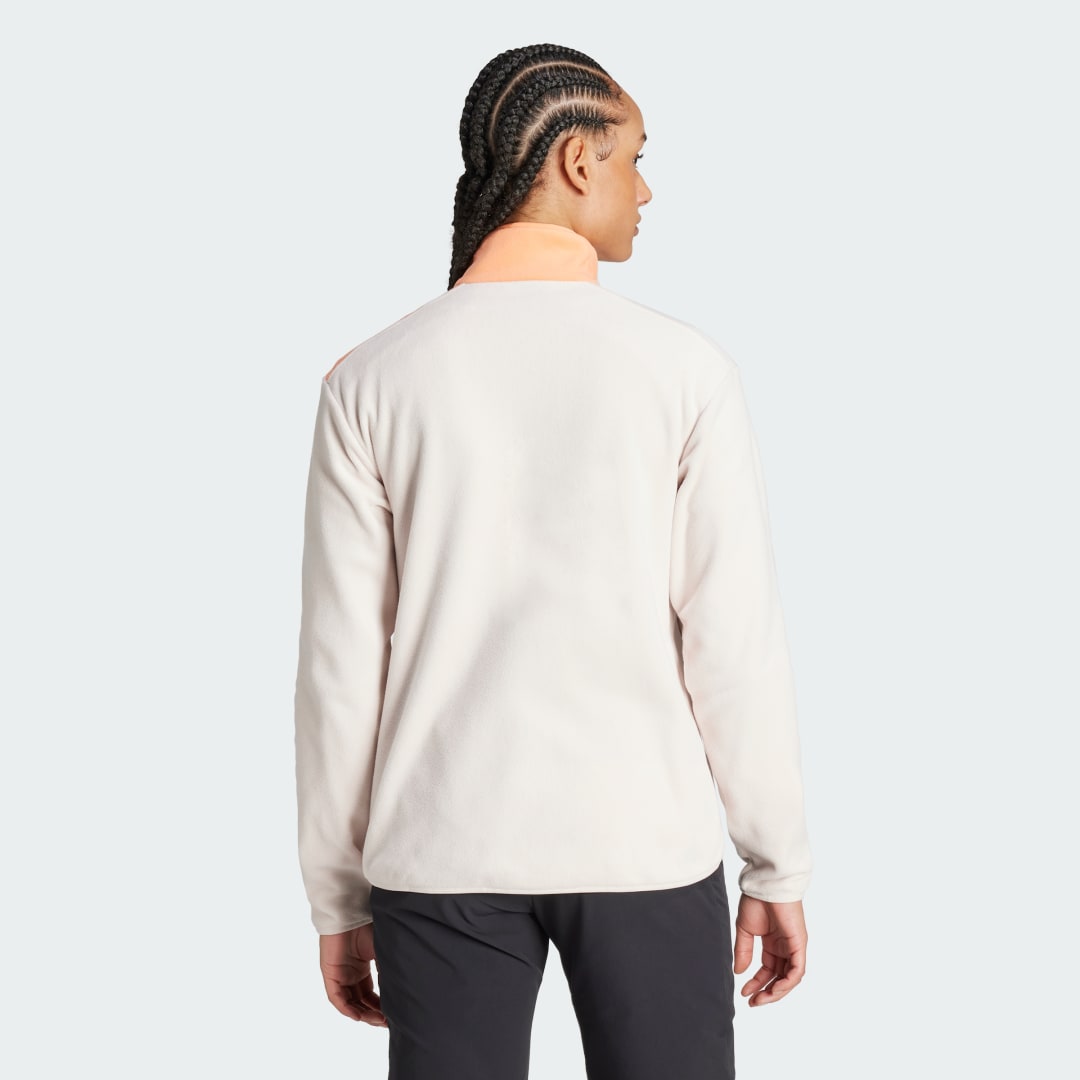 Яке adidas Performance Terrex Multi Full-Zip Fleece Бяло | IZ3299, 1