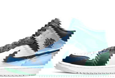 Кецове и обувки Jordan Air Jordan 1 Mid "Blue Mint" Синьо | 554724-413, 3