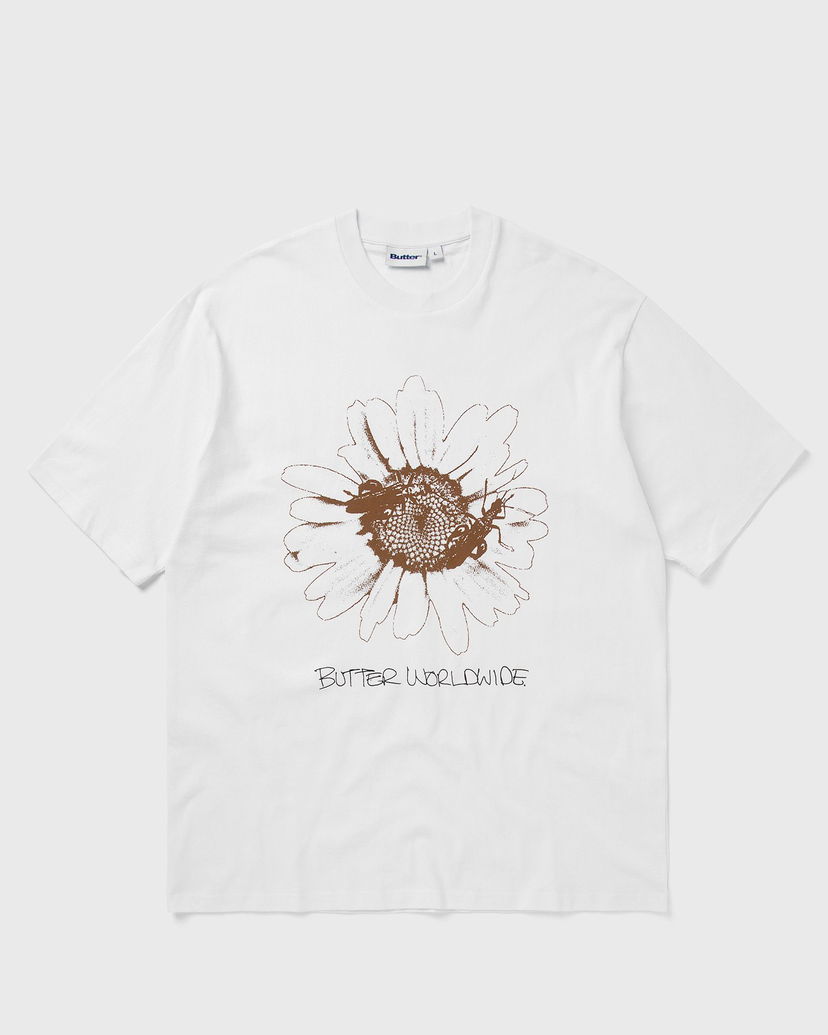 Тениска Butter Goods Sunflower Print Graphic T-Shirt Бяло | P20136