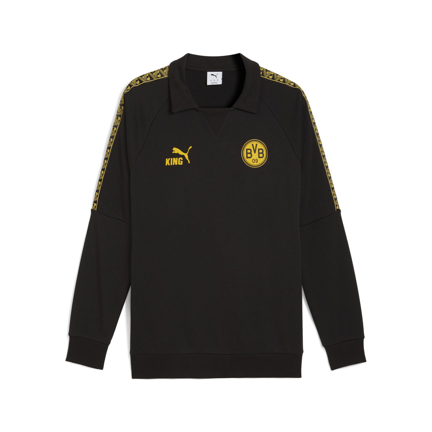Суитчър Puma Borussia Dortmund KING Drill Top Черно | 782583_10, 0
