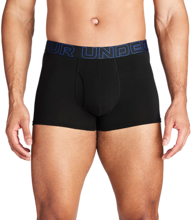 Боксерки Under Armour Performance Cotton 3" 3P Черно | 1383891-002, 0