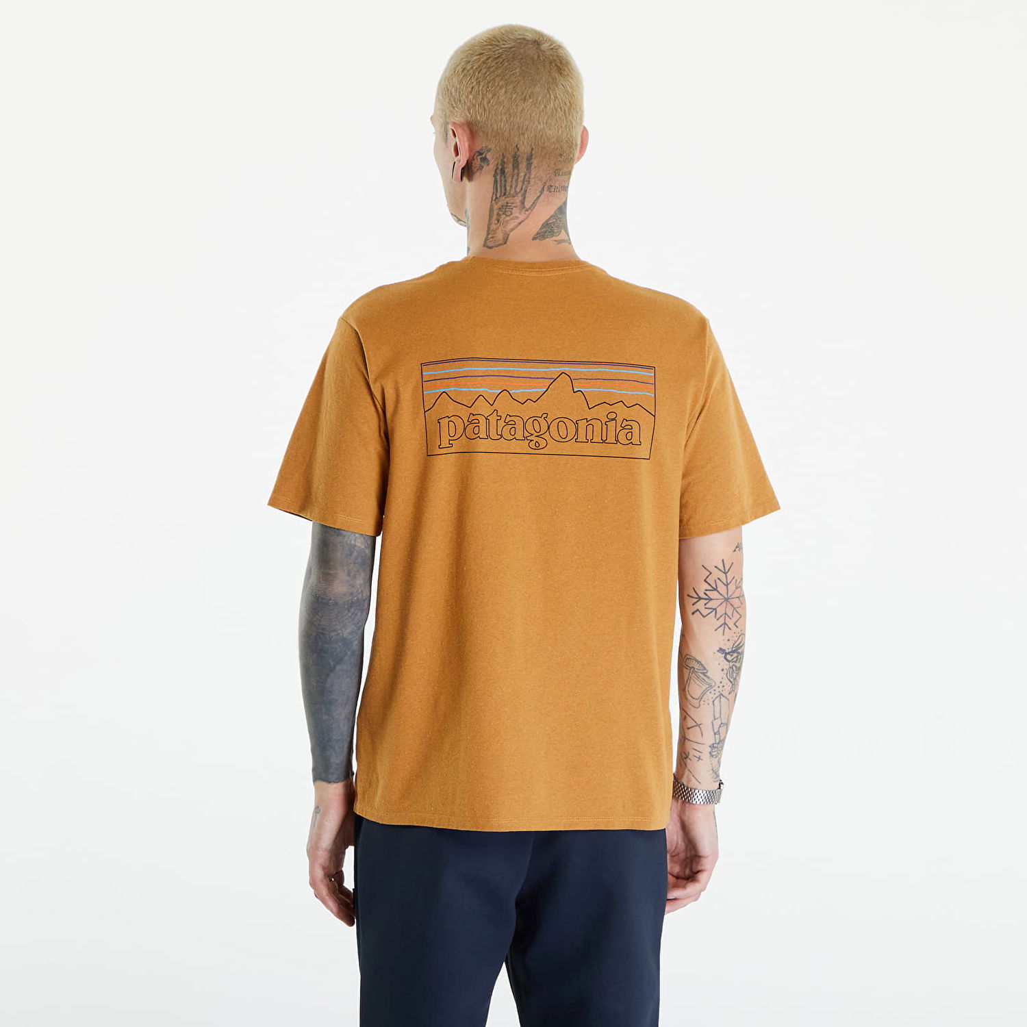 Тениска Patagonia P-6 Logo Responsibili-Tee Golden Caramel Оранжево
 | 38504 POLG, 1