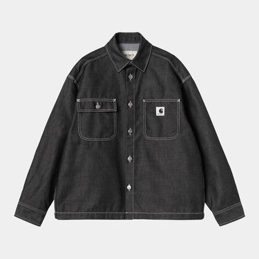 Яке Carhartt WIP Louis Denim Shirt Jac with Contrast Stitching Черно | I036319_8, 0