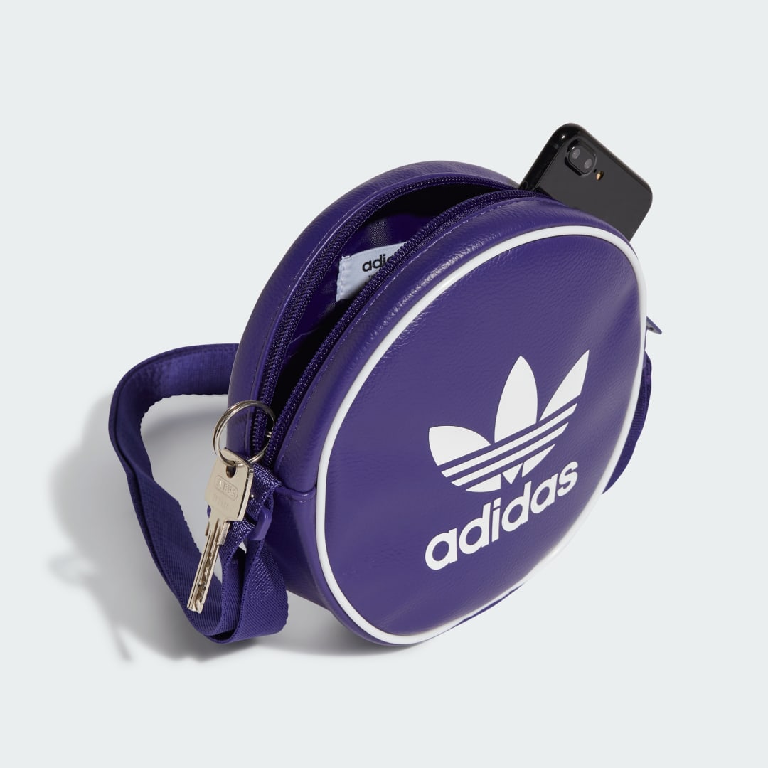 Чанта през рамо adidas Performance Adicolor Classic Round Лилаво | IX7488, 1