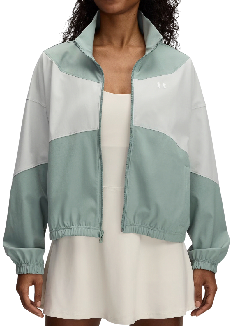 Ветровка Under Armour Rival Woven Colorblock Cropped Jacket Многоцветен | 1389631-348