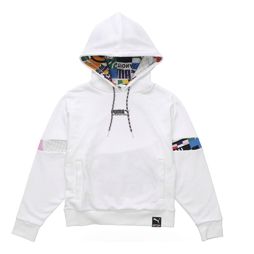 Суитчър Puma International Hoodie Бяло | 531351-02