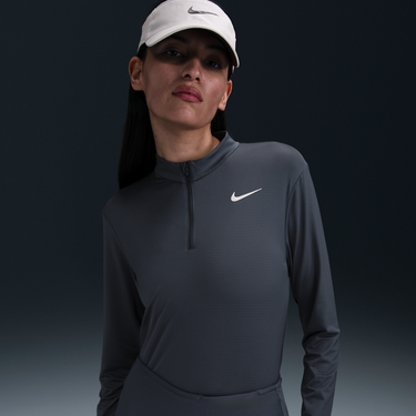 Тениска Nike Victory Dri-FIT UV Protection 1/4 Zip Golf Top Сиво | HF6586-437, 1