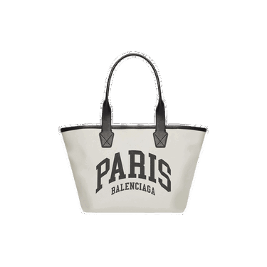 Голяма пазарска чанта Balenciaga Cities Paris Jumbo Small Tote Bag Бежово | 692068 2106M 9911, 0