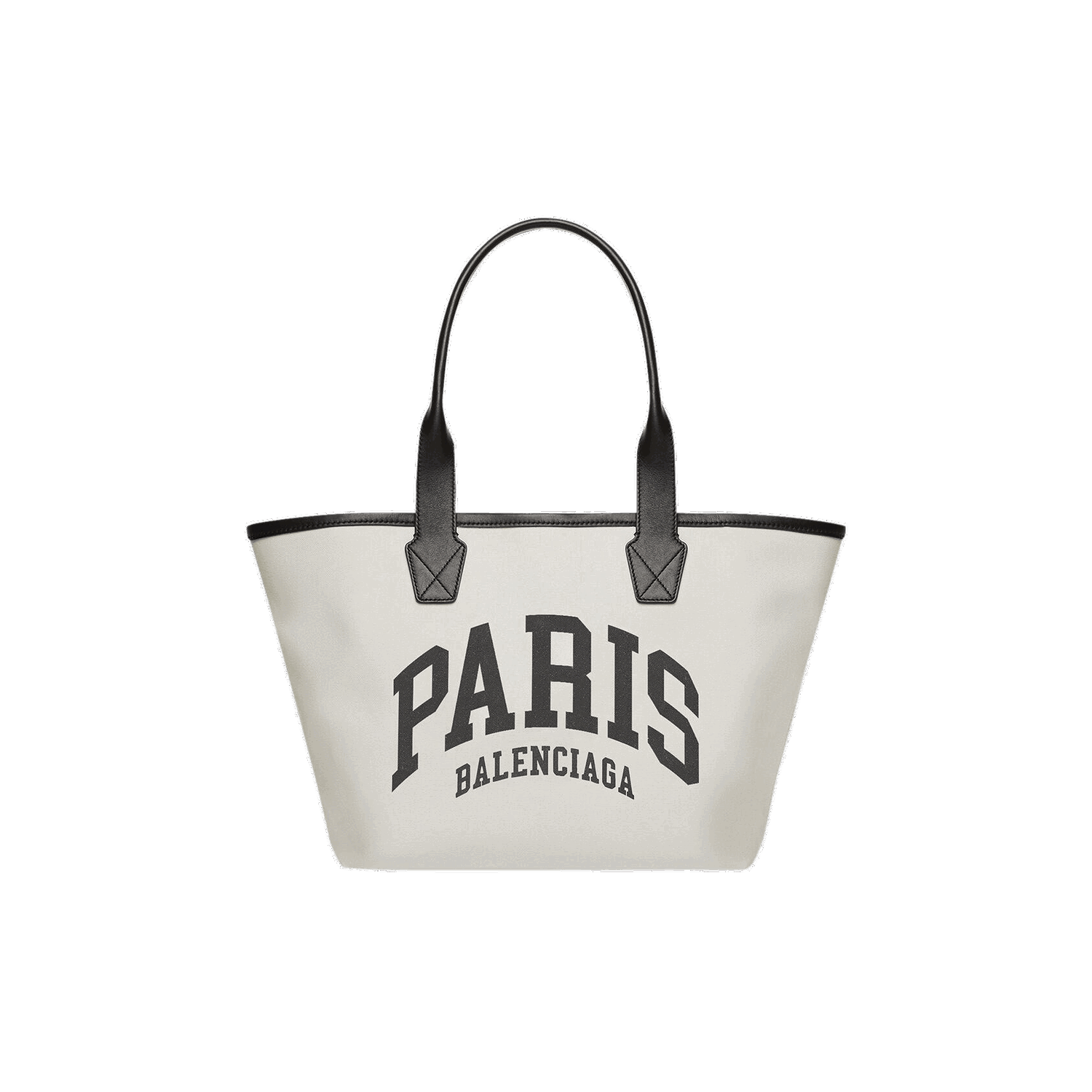 Голяма пазарска чанта Balenciaga Cities Paris Jumbo Small Tote Bag Бежово | 692068 2106M 9911, 0
