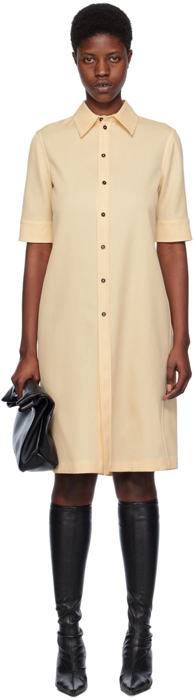 Pокля Jil Sander Stripe Dress Бежово | J04DL0002_J40003, 0