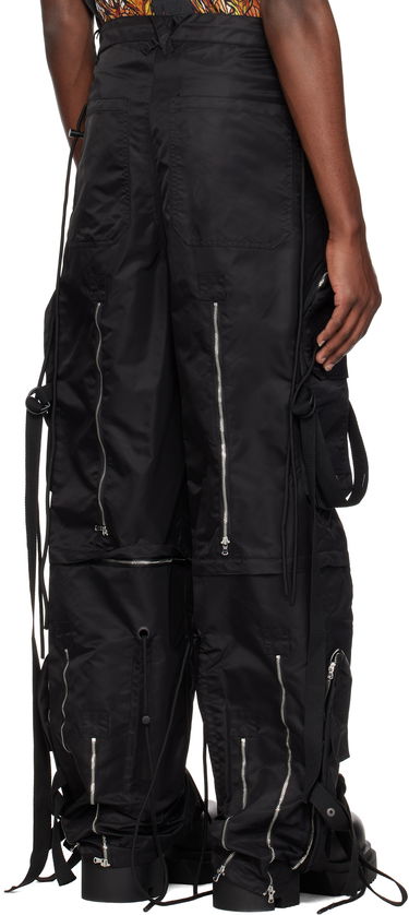 Карго панталони Who Decides War Who Decides War String Theory Cargo Pants Черно | 1121090002SS25, 2