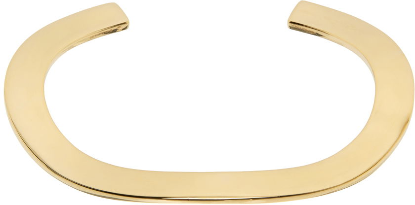 Гривна Bottega Veneta Sculptural Cuff Bracelet Металик | 754371 VAHU0, 0