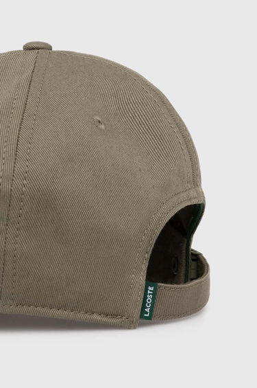 Шапка с козирка Lacoste Adjustable Organic Cotton Twill Cap Черно | RK9871, 2