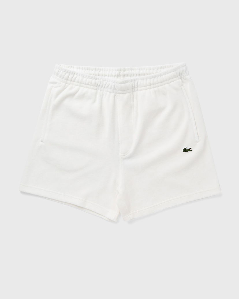 Къси панталони Lacoste Regular Fit Terry Knit Paris Shorts Бяло | GH7520-70V