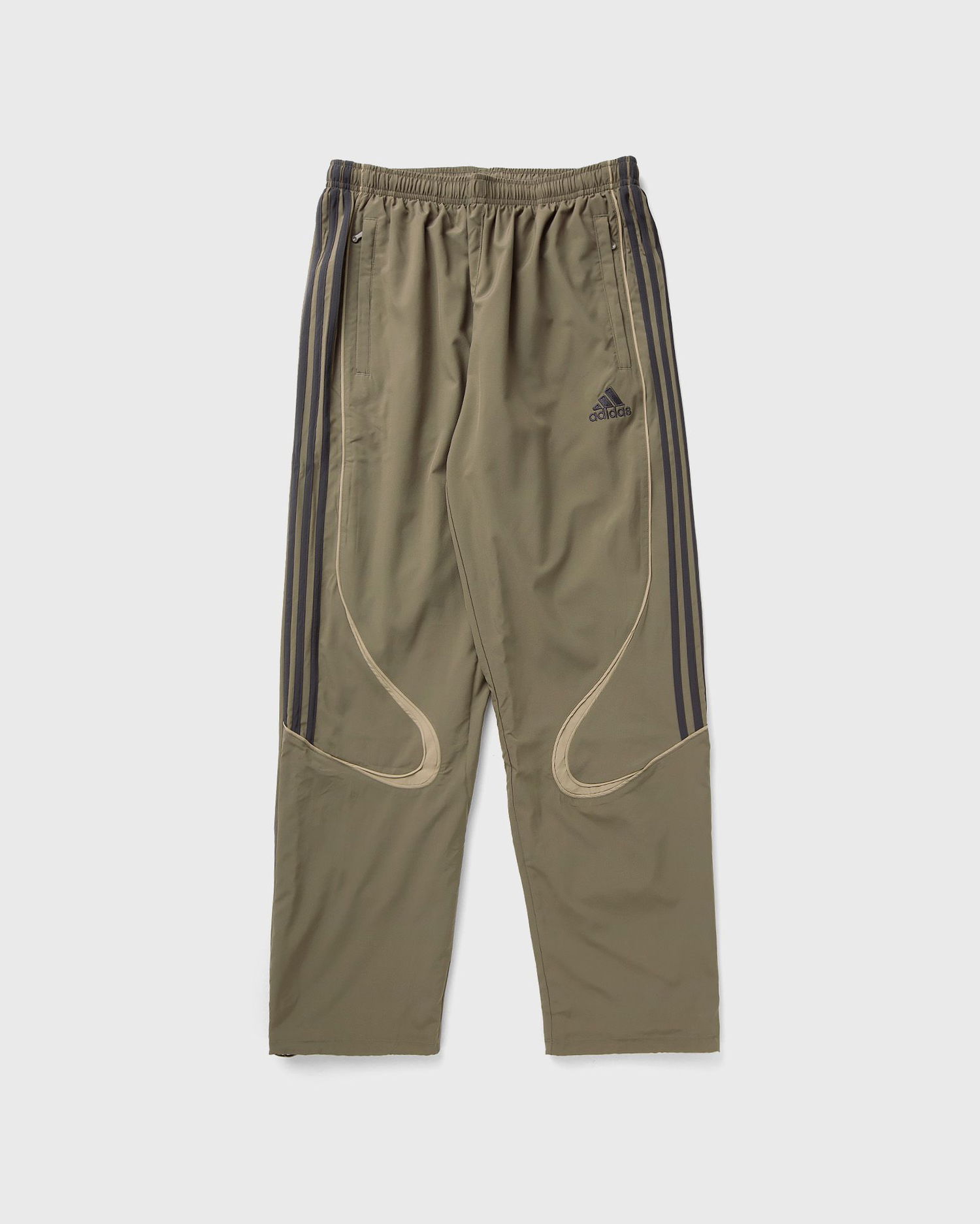 Спортни панталони adidas Performance Relaxed Fit Wavy Panel Track Pants Teamgeist Adicolor Зелено | KD5865, 1