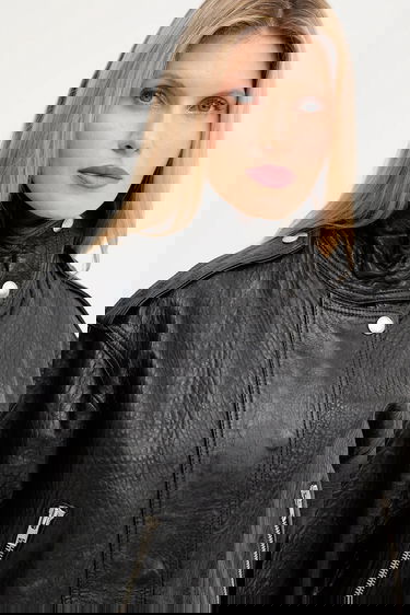 Яке бомбър STAND STUDIO Stand Studio Ciara Oversized Leather Bomber Jacket Черно | 66526.7970, 3