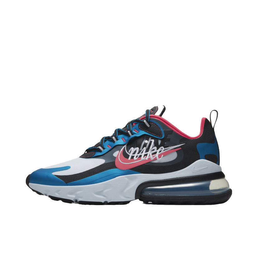 Кецове и обувки Nike Air Max 270 React Script Swoosh Синьо | CT1616-400