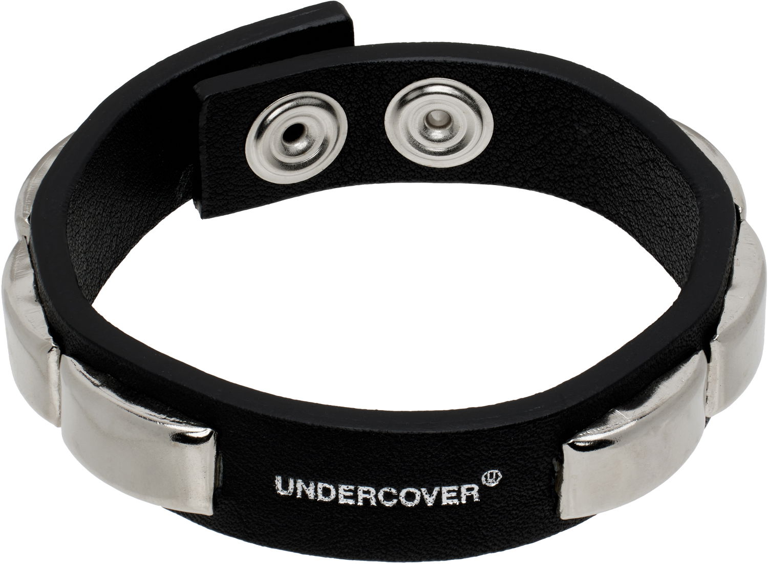 Гривна UNDERCOVER UNDERCOVER Studded Leather Bracelet Черно | UP1E4A06, 0